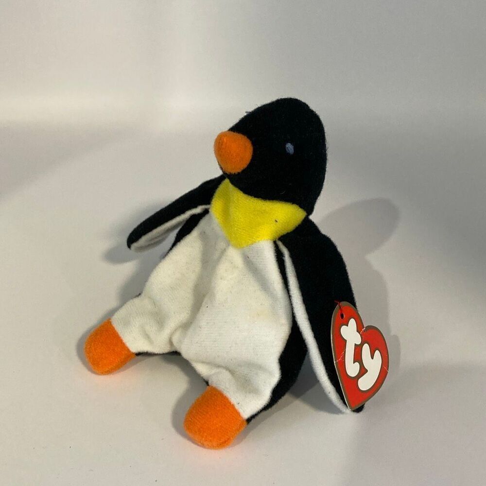 Vintage TY McDonald’s Teenie Beanie Baby Waddle Penguin 1990s w/ Tag